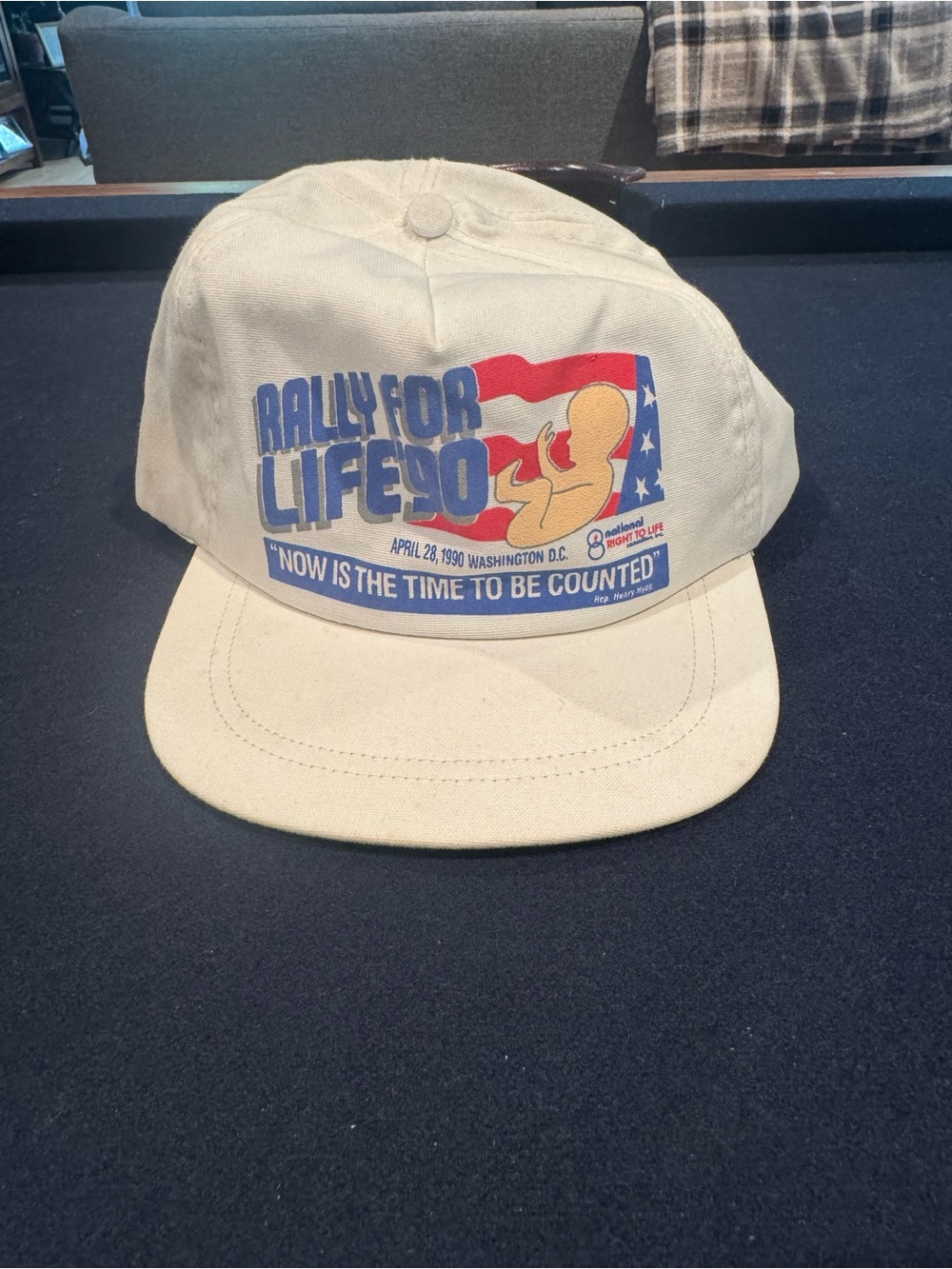 Vintage 1990 Rally for Life Hat